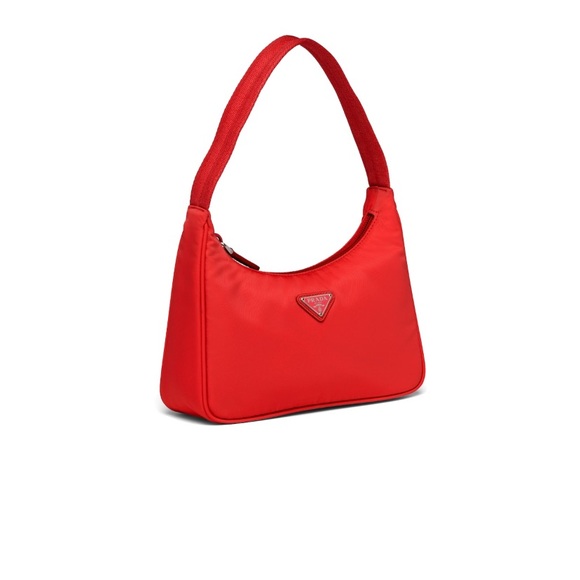 red nylon prada bag